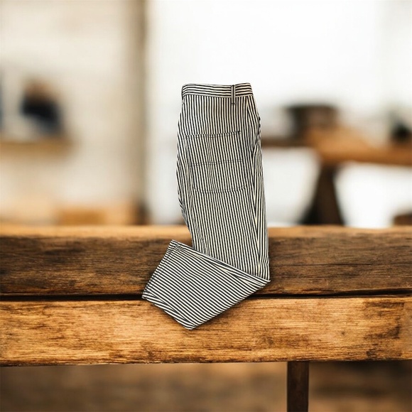 Nili Lotan, The Carpenter denim, size 29, black/white stripe - Picture 1 of 4